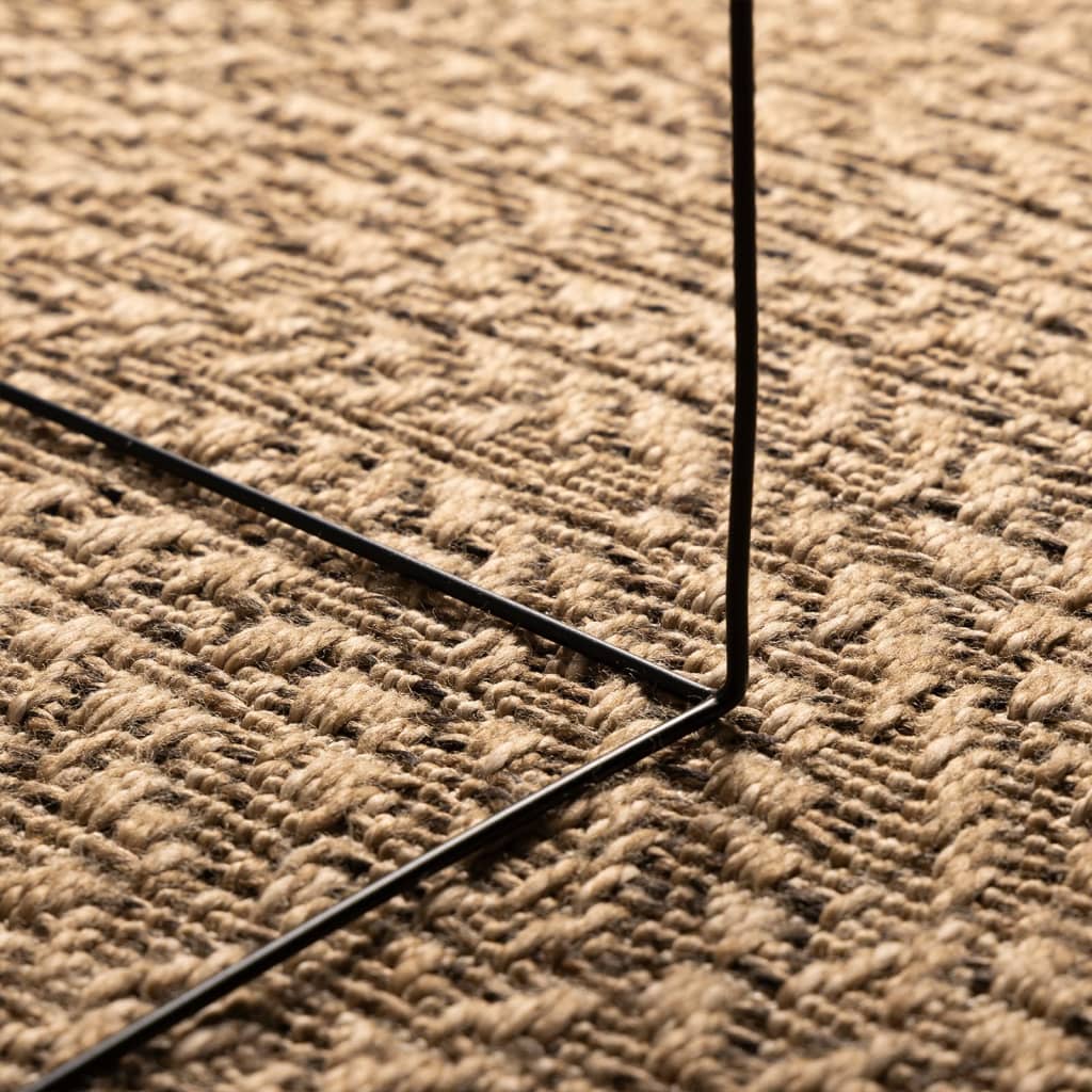 Teppich ZIZUR 160 cm Jute-Optik Indoor und Outdoor