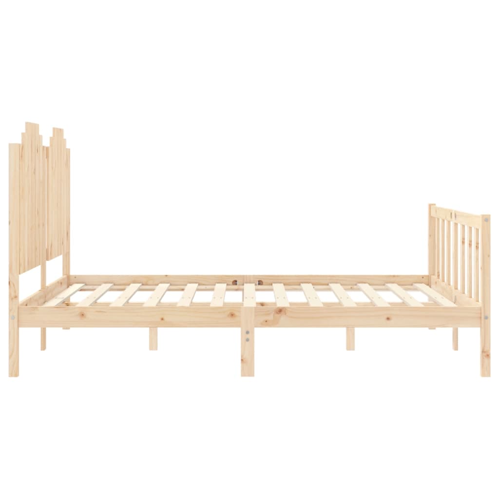 Massivholzbett ohne Matratze 160x200 cm Kiefernholz