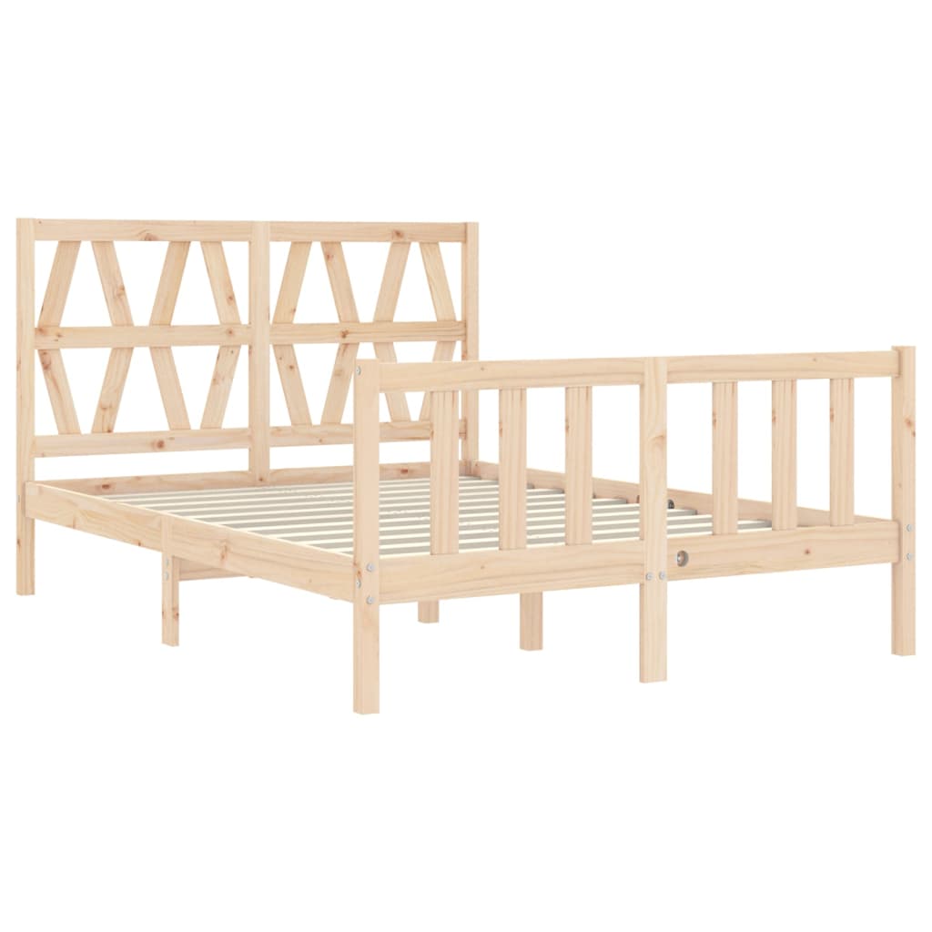 Massivholzbett ohne Matratze 140x200 cm Kiefernholz
