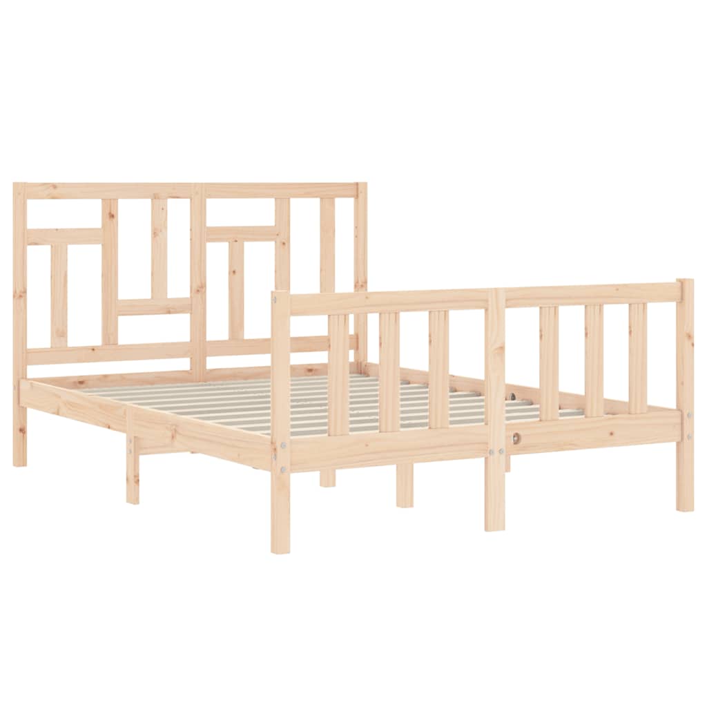Massivholzbett ohne Matratze 140x200 cm Kiefernholz