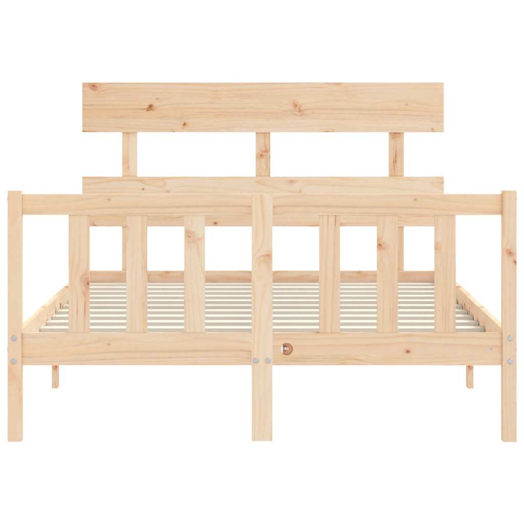 Massivholzbett ohne Matratze 140x200 cm Kiefernholz