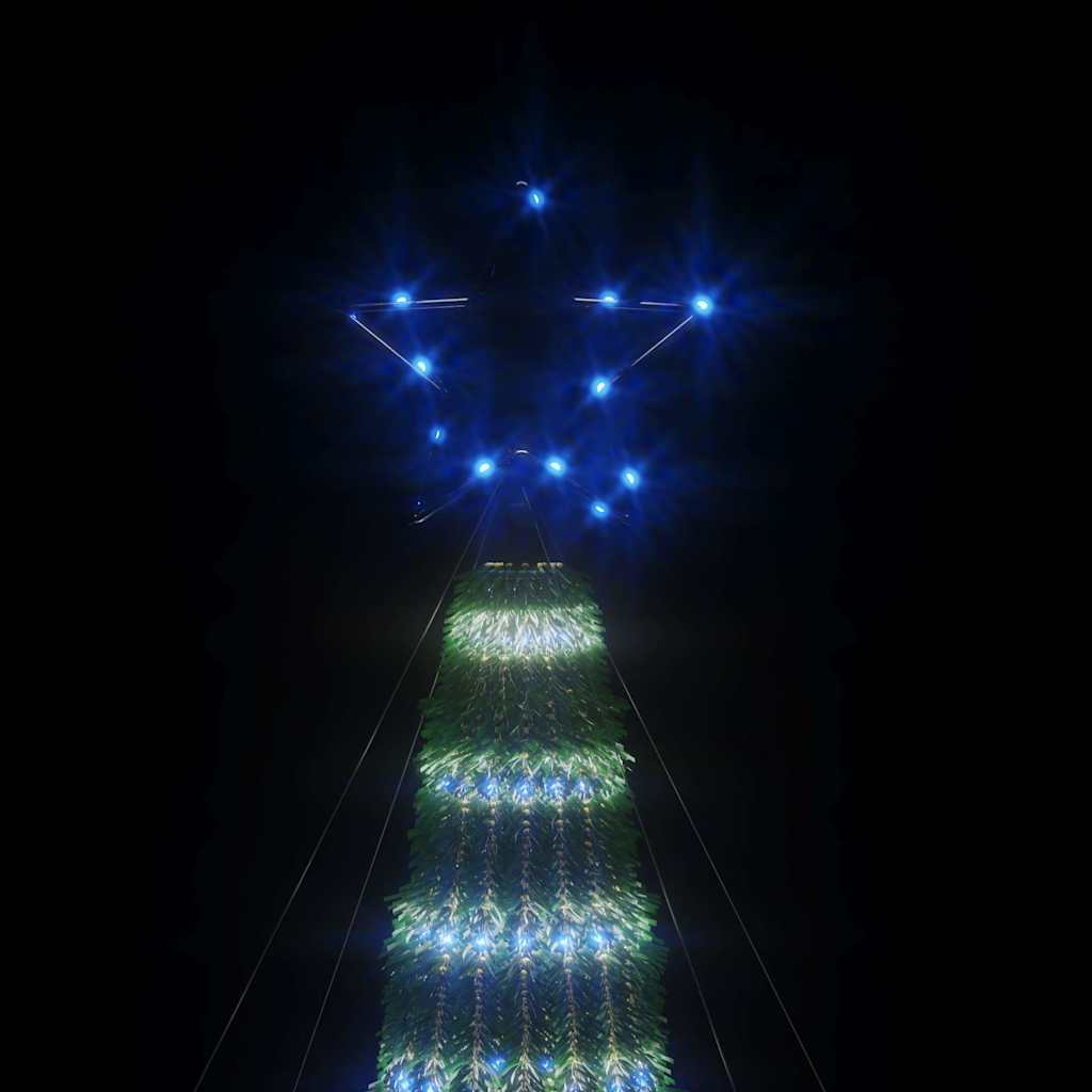 LED Weihnachtsbaum 275 LEDs Blau 180 cm