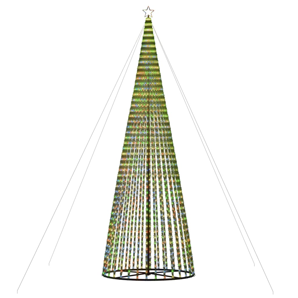 LED Weihnachtsbaum 1544 LEDs Mehrfarbig 500 cm