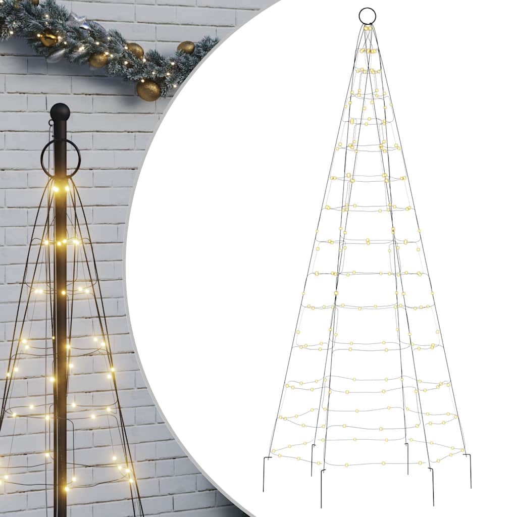 LED-Weihnachtsbaum 200 LEDs Warmweiß 180 cm