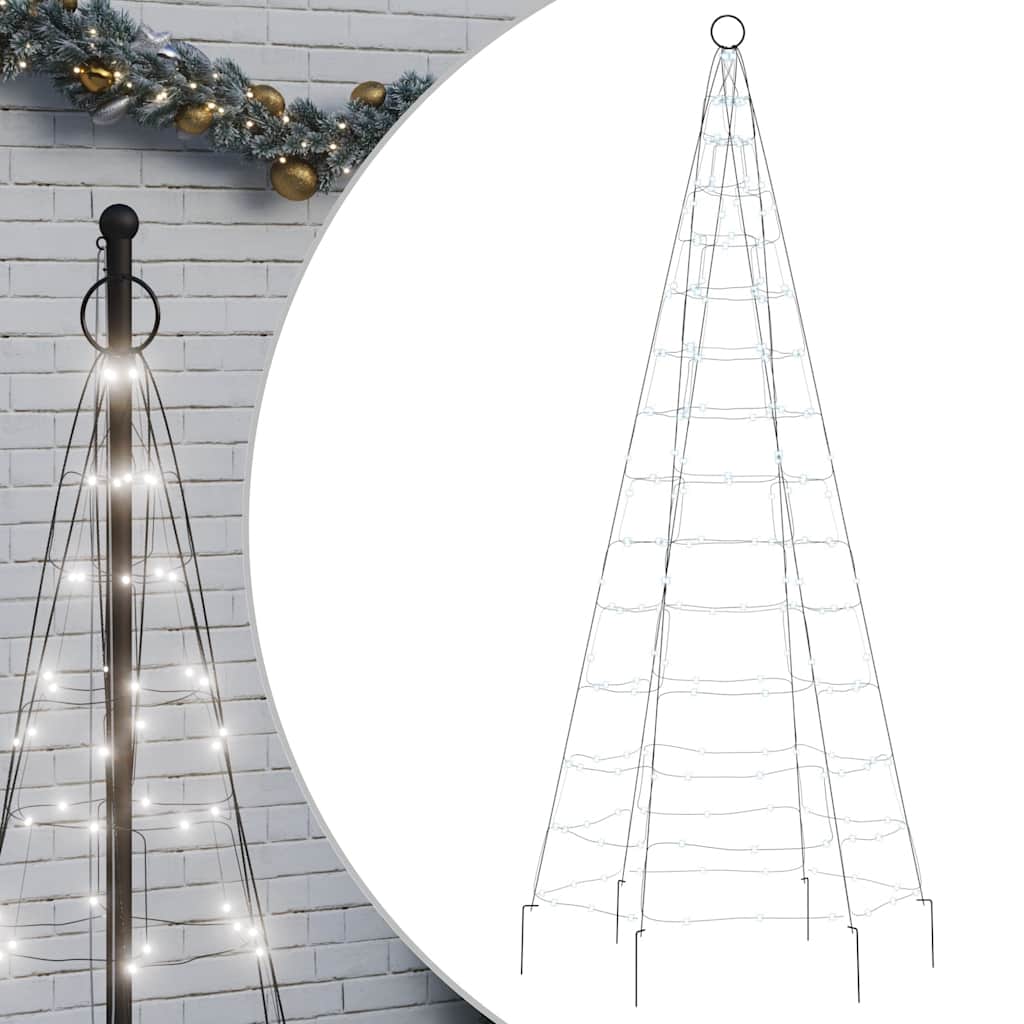 LED-Weihnachtsbaum 200 LEDs Kaltweiß 180 cm