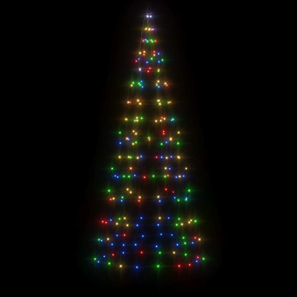 LED-Weihnachtsbaum 200 LEDs Mehrfarbig 180 cm