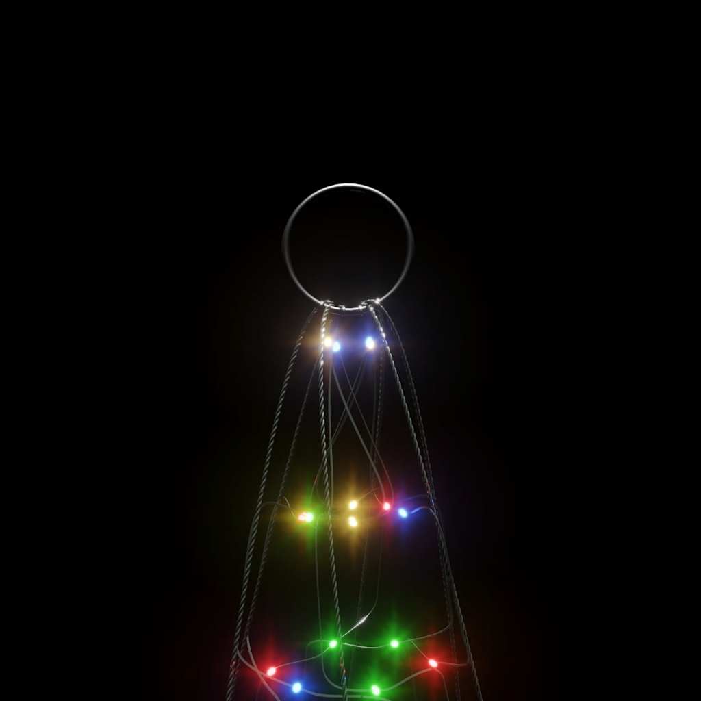 LED-Weihnachtsbaum 200 LEDs Mehrfarbig 180 cm