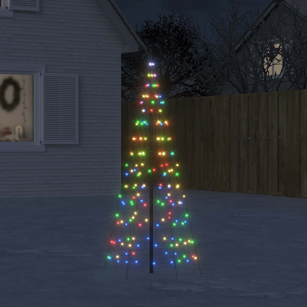 LED-Weihnachtsbaum 200 LEDs Mehrfarbig 180 cm
