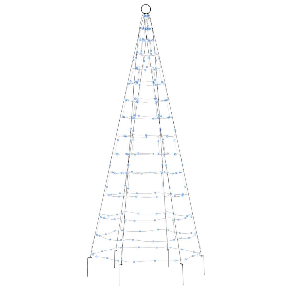 LED-Weihnachtsbaum 200 LEDs Blau 180 cm