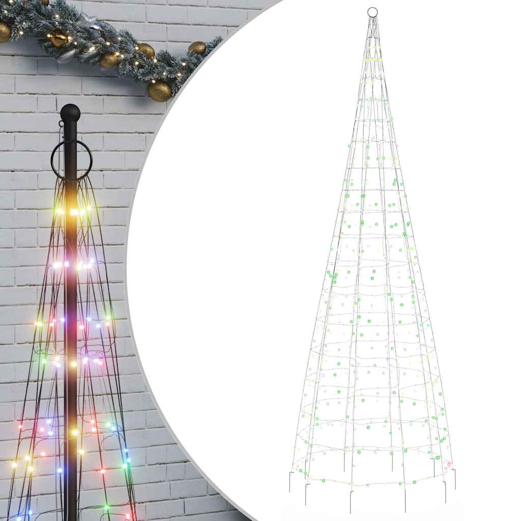 LED-Weihnachtsbaum 550 LEDs Mehrfarbig 300 cm