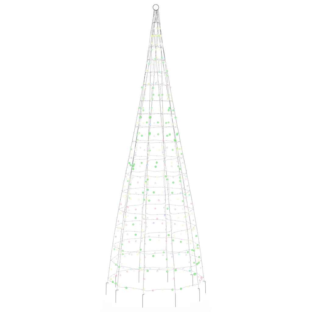 LED-Weihnachtsbaum 550 LEDs Mehrfarbig 300 cm