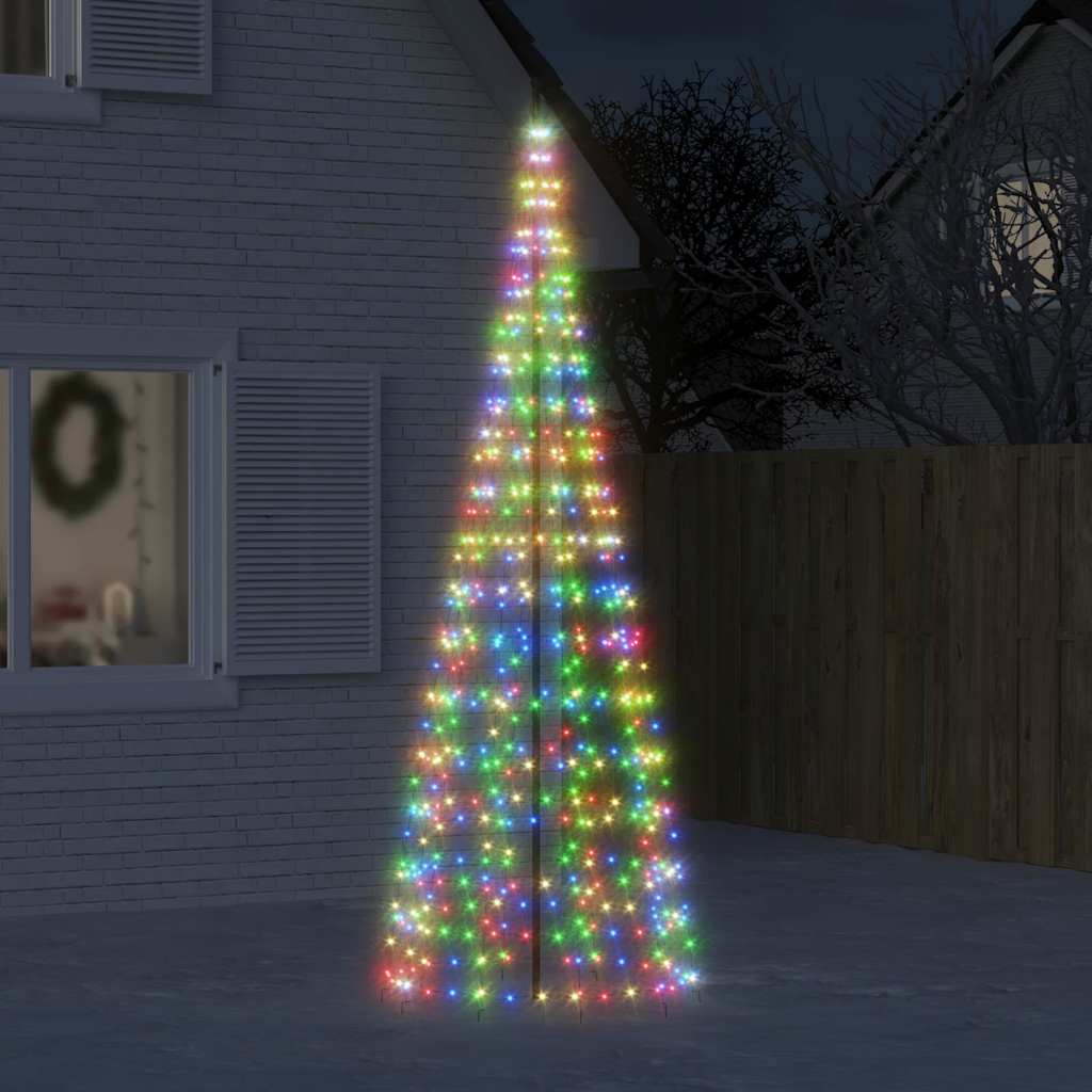 LED-Weihnachtsbaum 550 LEDs Mehrfarbig 300 cm