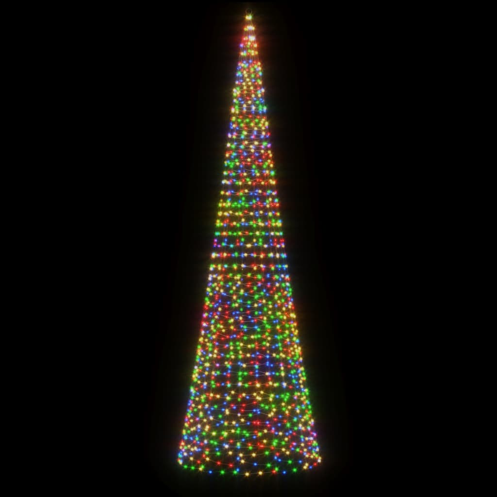 LED-Weihnachtsbaum 1534 LEDs Mehrfarbig 500 cm