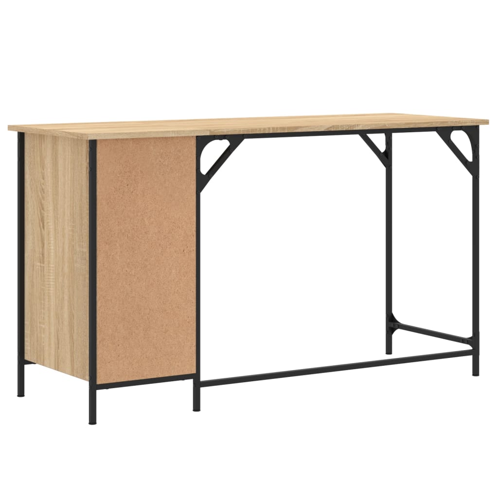 Computertisch Sonoma-Eiche 131x48x75 cm Holzwerkstoff
