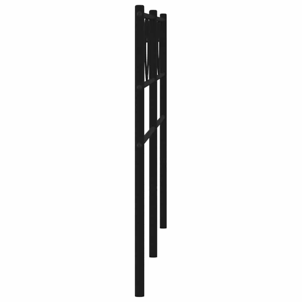Ersatz-Kopfteil Metall Schwarz 180 cm