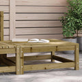 Gartenhocker 70x70x30 cm Kiefernholz Imprägniert
