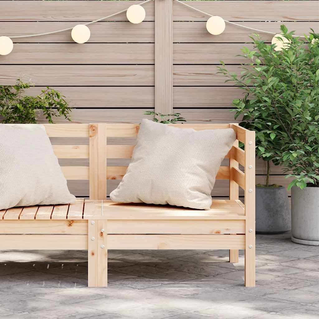 Garten-Ecksofa Massivholz Kiefer