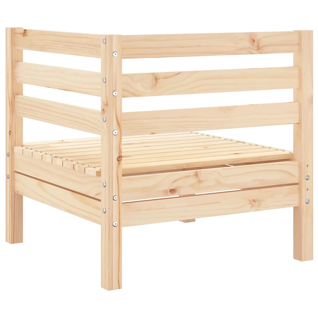 Garten-Ecksofa Massivholz Kiefer
