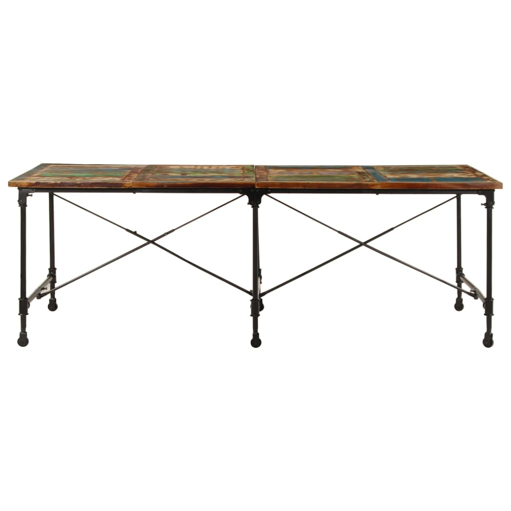 Esstisch 220x90x77 cm Altholz Massiv