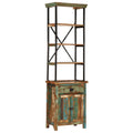 Highboard 55x30x180 cm Altholz Massiv