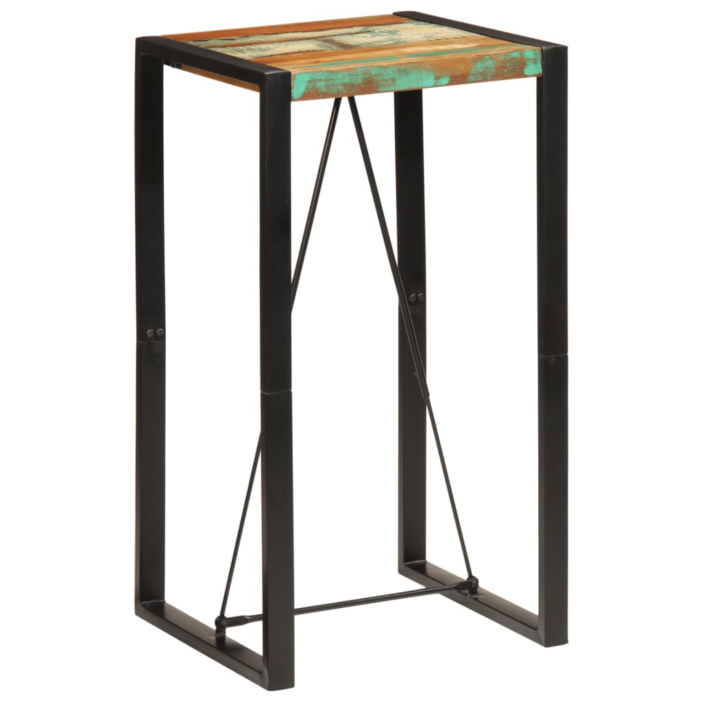 Bartisch 60x55x110 cm Altholz Massiv