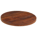 Tischplatte Ø 40x3,8 cm Rund Altholz Massiv
