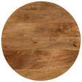 Tischplatte Ø 50x3,8 cm Rund Massivholz Mango