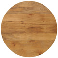 Tischplatte Ø 90x3,8 cm Rund Massivholz Mango