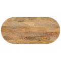 Tischplatte 110x50x2,5 cm Oval Massivholz Mango