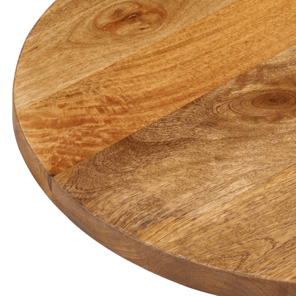 Tischplatte 80x40x2,5 cm Oval Massivholz Mango