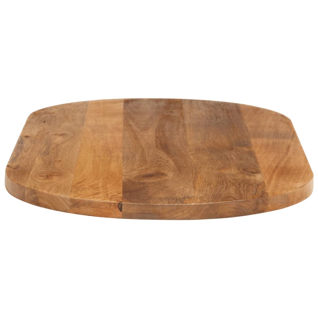 Tischplatte 110x50x2,5 cm Oval Massivholz Mango