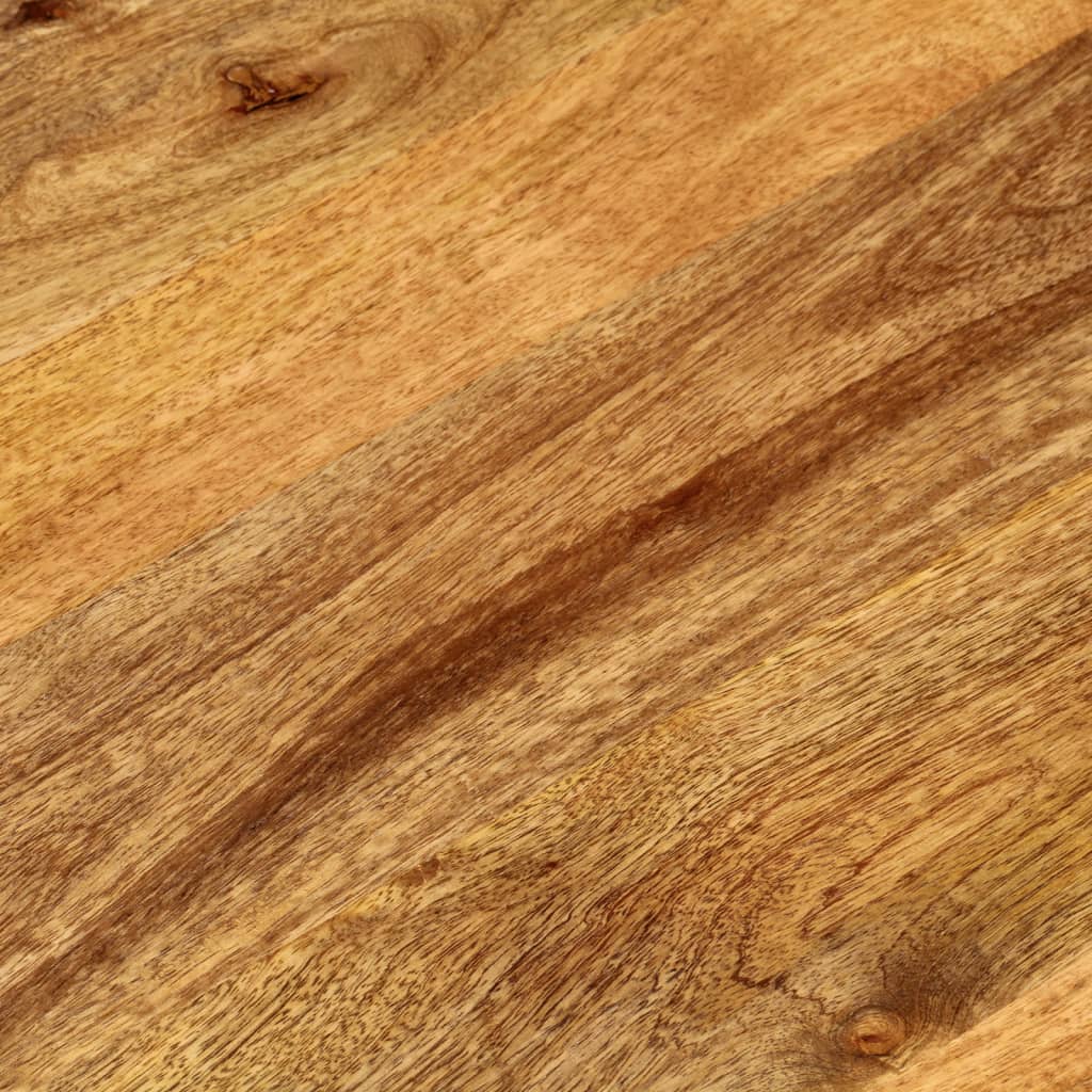 Tischplatte 110x50x2,5 cm Oval Massivholz Mango