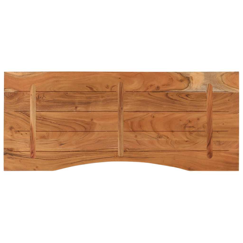 Schreibtischplatte 110x50x2,5 cm Rechteckig Massivholz Akazie