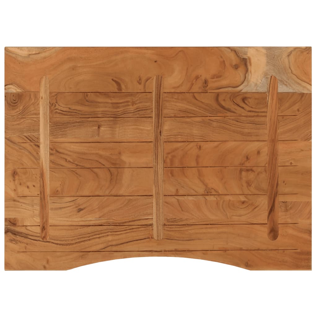 Schreibtischplatte 110x80x2,5 cm Rechteckig Massivholz Akazie