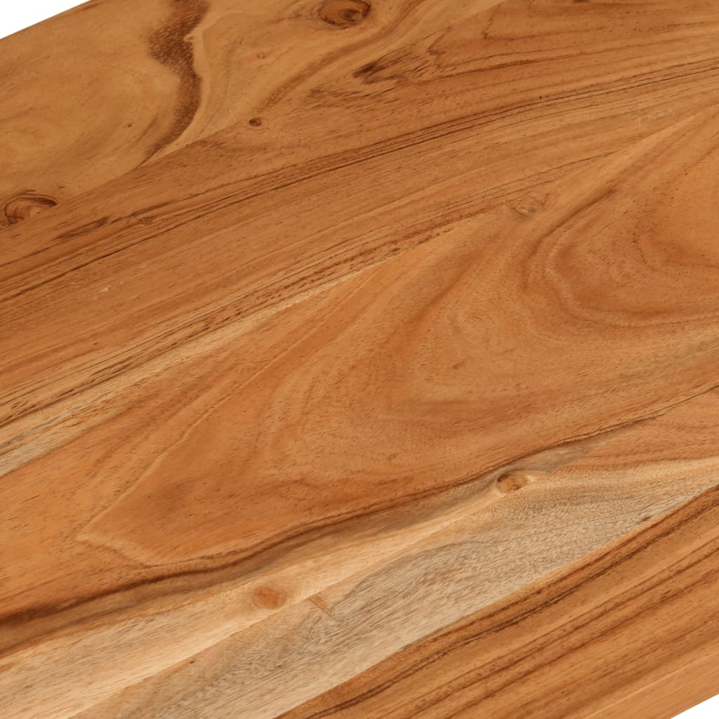Schreibtischplatte 110x80x2,5 cm Rechteckig Massivholz Akazie