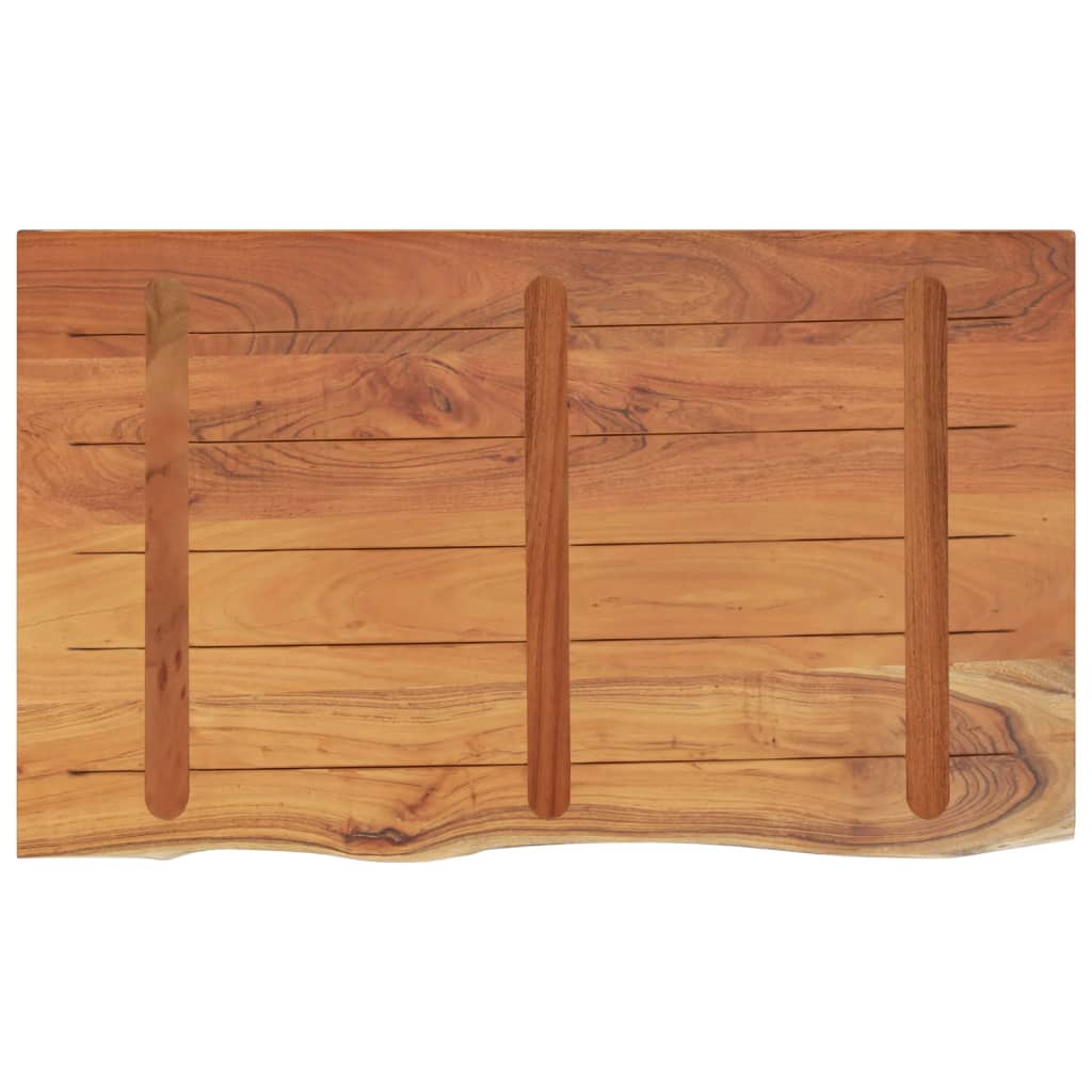 Waschtischplatte 100x60x3,8 cm Rechteckig Massivholz Akazie
