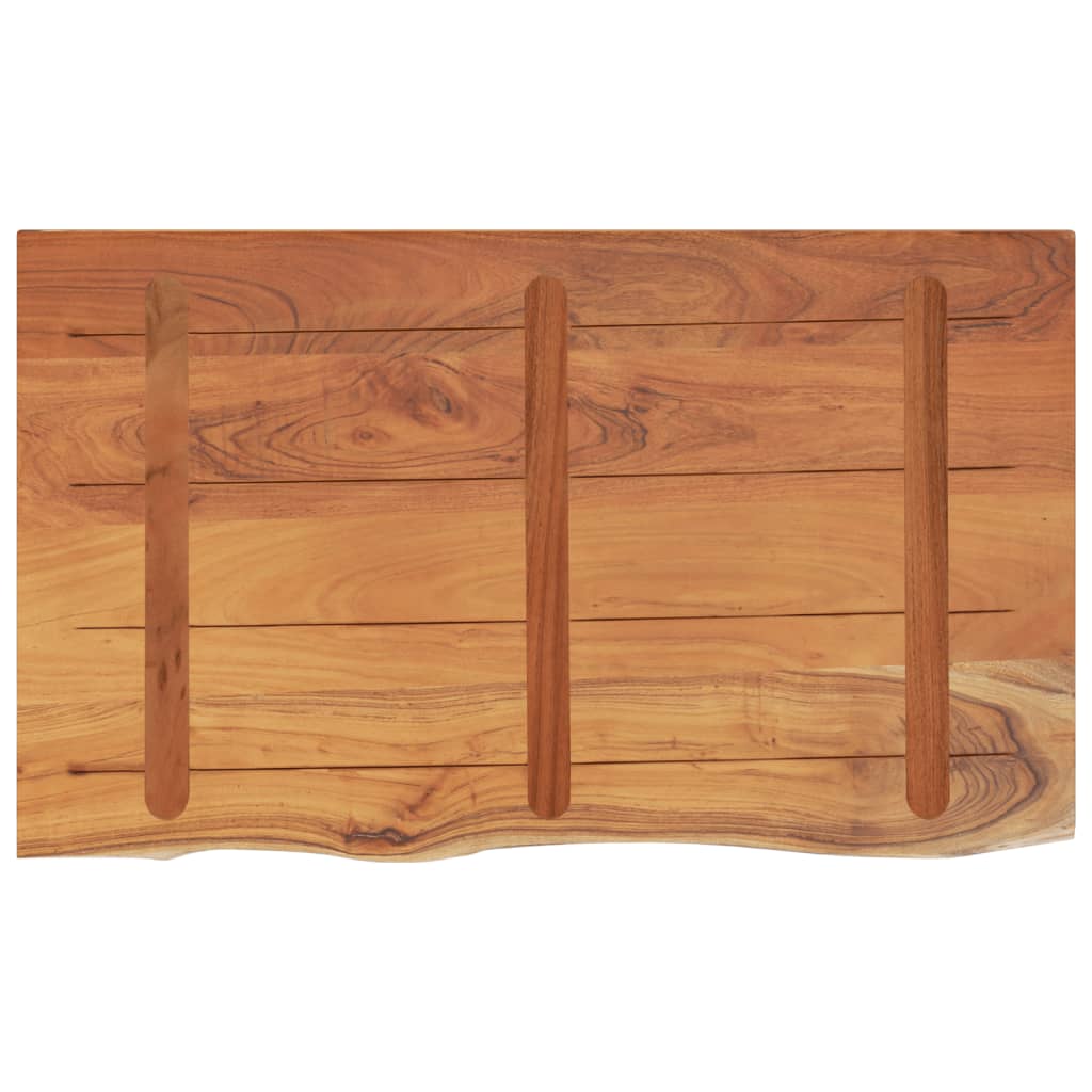 Waschtischplatte 110x60x3,8 cm Rechteckig Massivholz Akazie