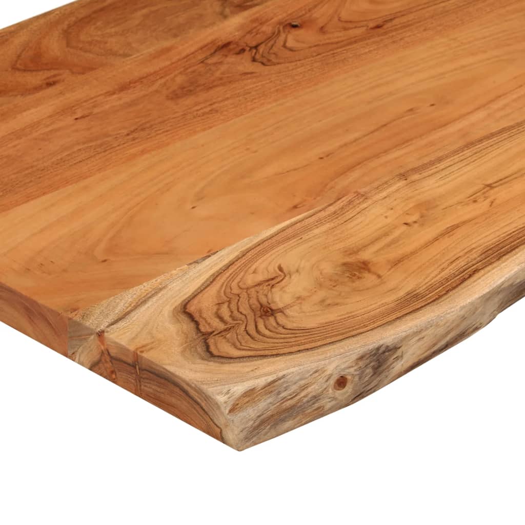 Waschtischplatte 110x60x3,8 cm Rechteckig Massivholz Akazie