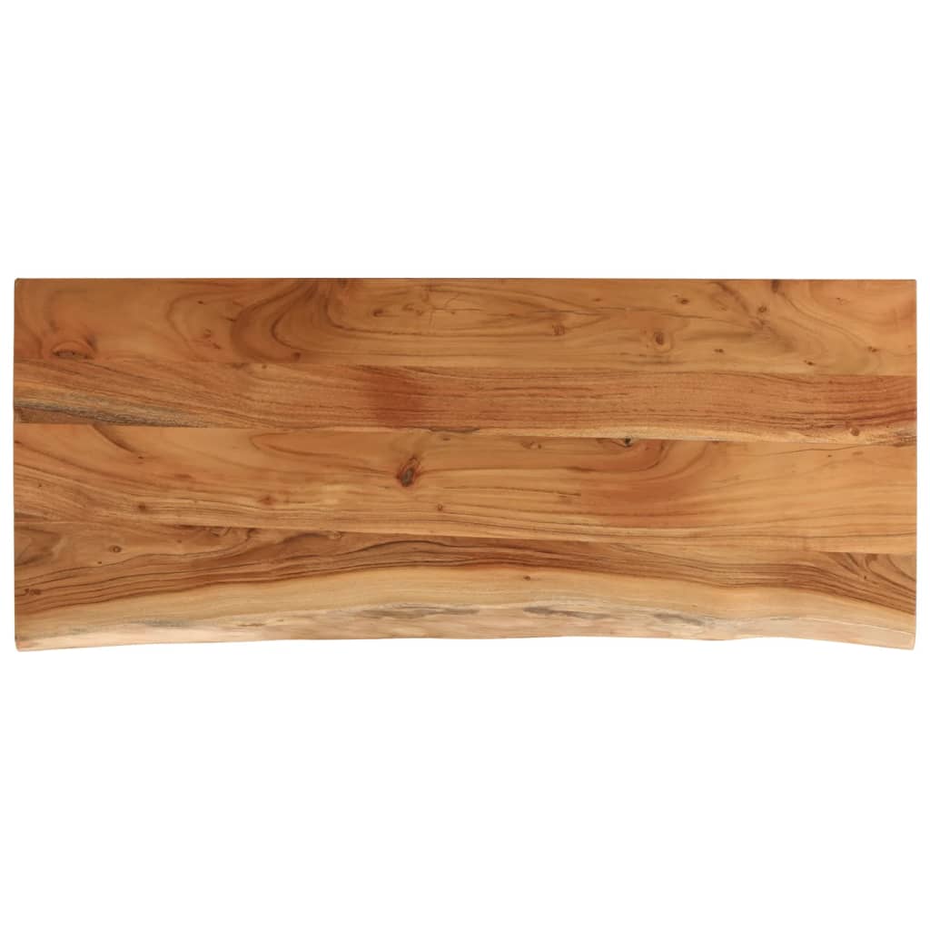 Waschtischplatte 140x60x3,8 cm Rechteckig Massivholz Akazie