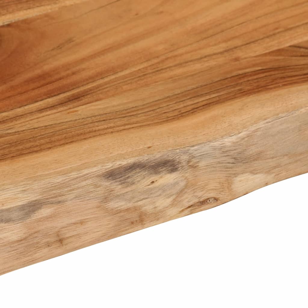 Waschtischplatte 140x60x3,8 cm Rechteckig Massivholz Akazie
