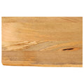 Tischplatte mit Baumkante 50x20x2,5 cm Massivholz Mango