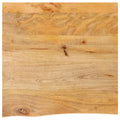 Tischplatte mit Baumkante 40x40x2,5 cm Massivholz Mango