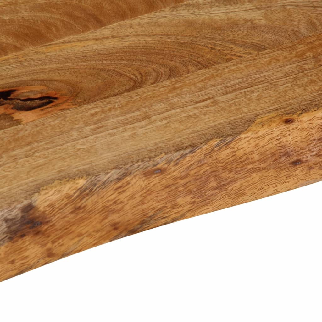 Tischplatte mit Baumkante 160x40x3,8 cm Massivholz Mango