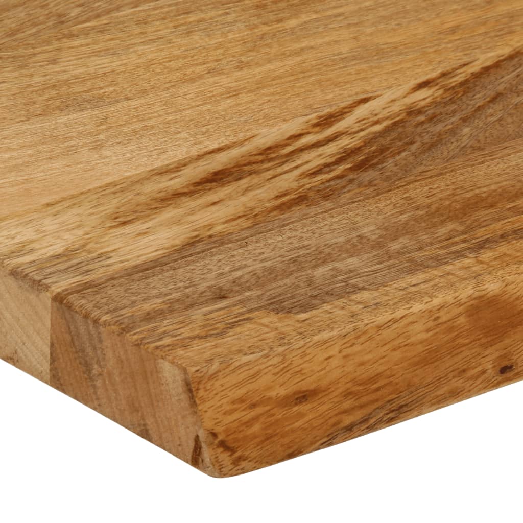 Tischplatte mit Baumkante 180x40x3,8 cm Massivholz Mango