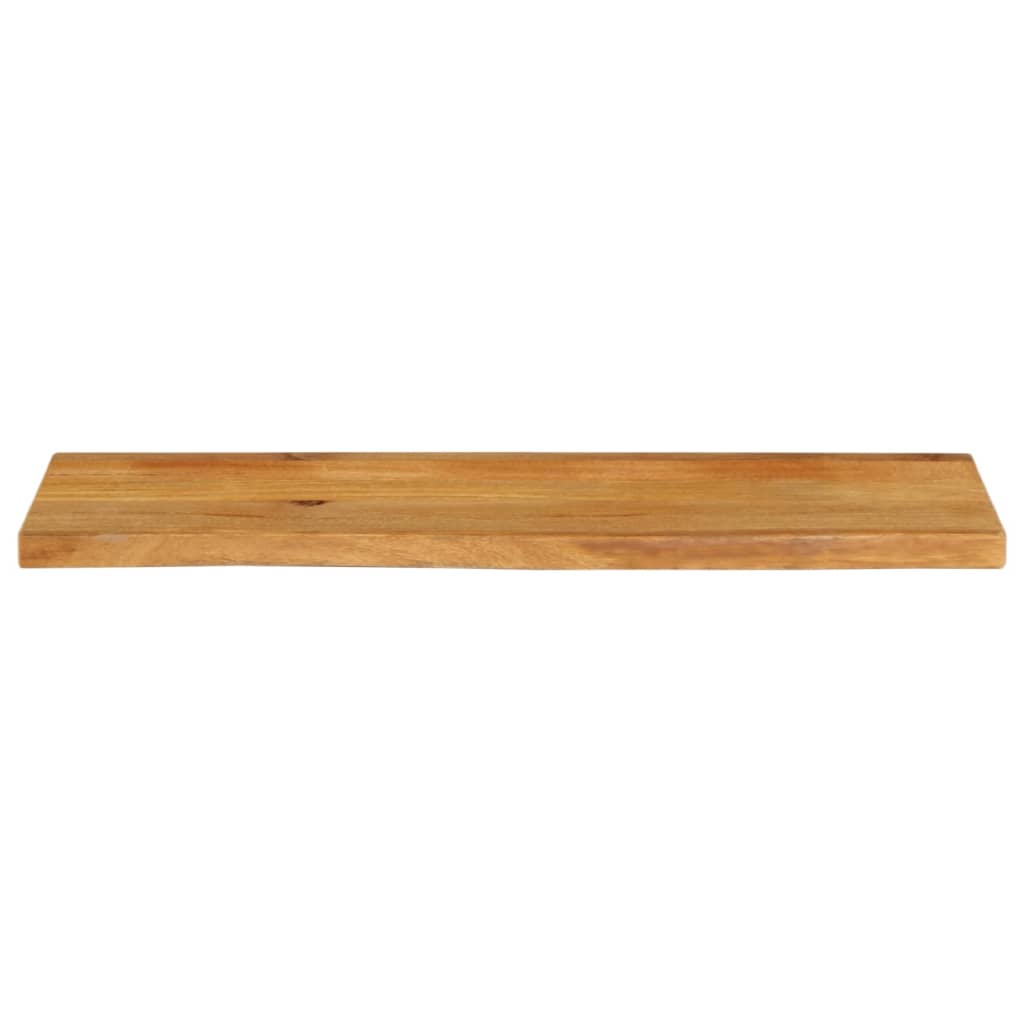 Tischplatte mit Baumkante 100x30x2,5 cm Massivholz Mango