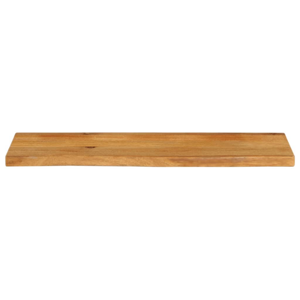 Tischplatte mit Baumkante 100x40x3,8 cm Massivholz Mango