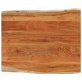 Tischplatte 110x80x2,5cm Rechteckig Massivholz Akazie Baumkante