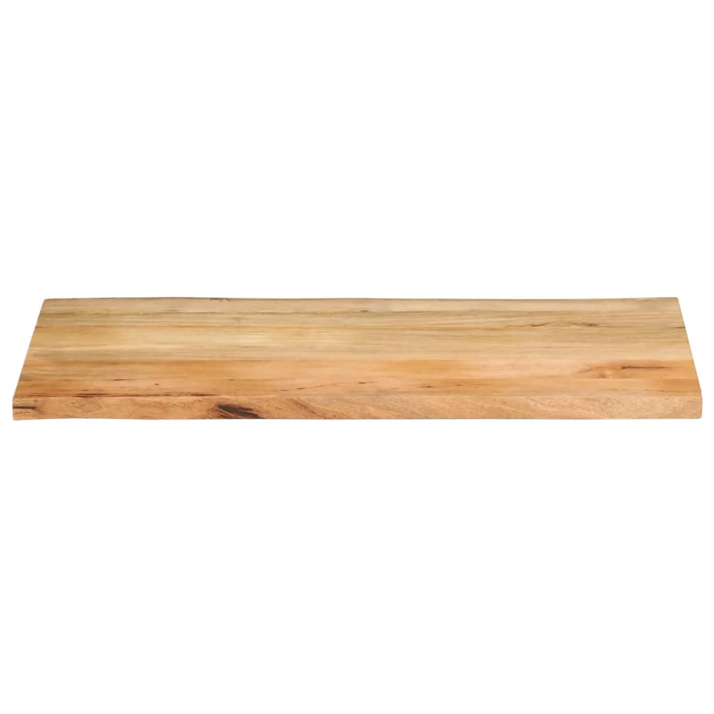 Tischplatte mit Baumkante 120x60x3,8 cm Massivholz Mango