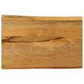 Tischplatte mit Baumkante 50x40x3,8 cm Massivholz Mango