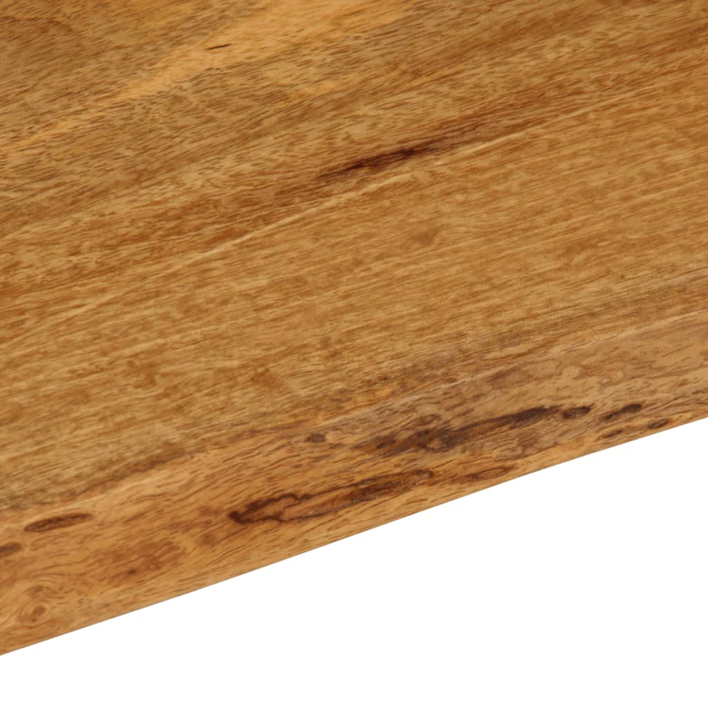 Tischplatte mit Baumkante 70x40x3,8 cm Massivholz Mango